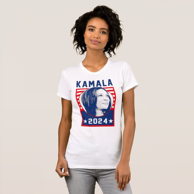 Kamala Harris 2024 T-Shirt (Vorne ganz)