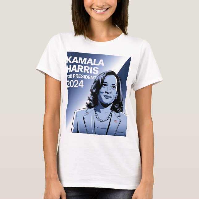 Kamala Harris 2024 T-Shirt (Vorderseite)