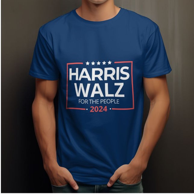 Kamala Harris 2024 und für das Präsidentschaftswah T-Shirt (Kamala Harris 2024 AND For President Election Campaign)