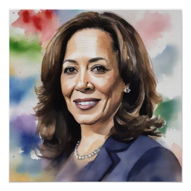 Kamala Harris 2024 VP to President Black Women Sis Poster (Vorderseite)