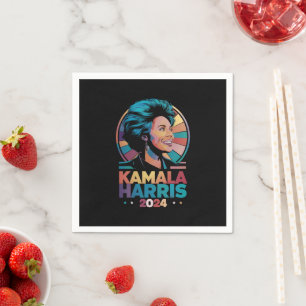 Kamala Harris 2024 Wahl des Präsidenten Kamala Serviette