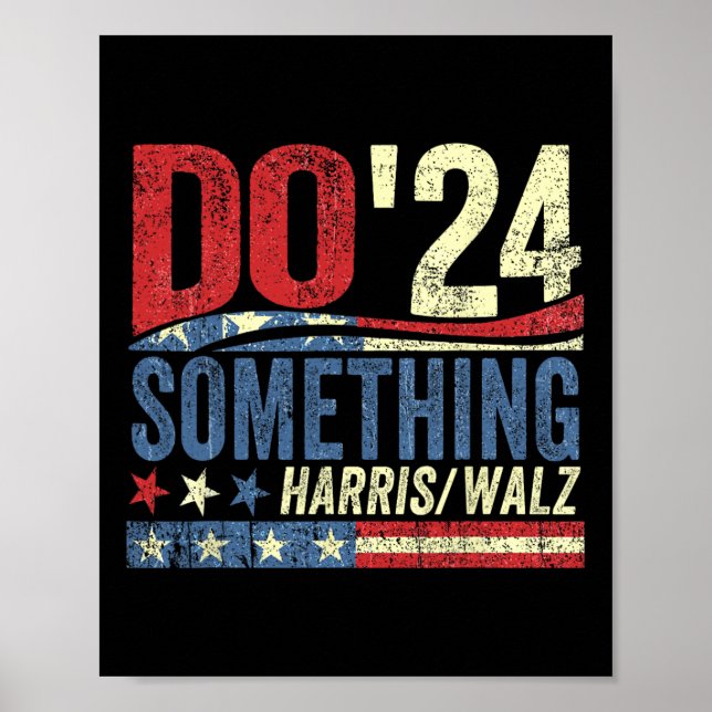 Kamala Harris 2024 Wahl - Michelle Obama tut dies Poster (Vorne)