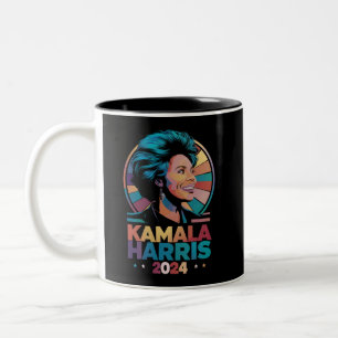 Kamala Harris 2024 Wählen Sie Präsidentin Kamala W Zweifarbige Tasse