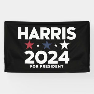 Kamala Harris 2024 Wahlkampf zur Präsidentschaftsw Banner