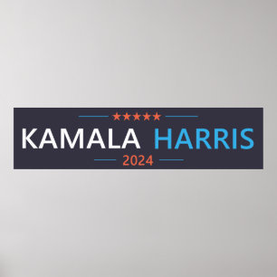 Kamala Harris 2024 zur Präsidentin Poster