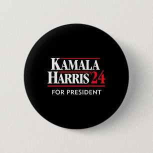 Kamala Harris 24 für den Präsidenten 2024 Button