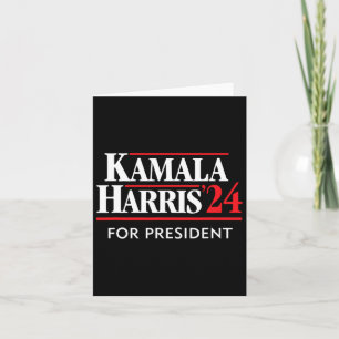 Kamala Harris 24 für den Präsidenten 2024 Karte