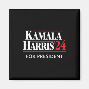 Kamala Harris 24 für den Präsidenten 2024 Magnet