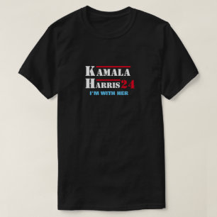 Kamala Harris 24 Ich bin mit ihrem T - Shirt