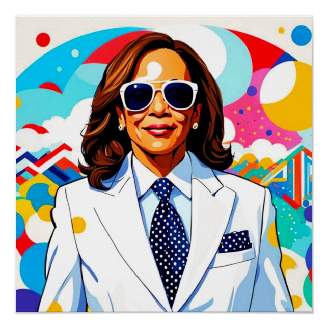 KAMALA HARRIS 2 POSTER (Vorderseite)