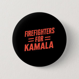 Kamala Harris 47. 2024 Feuerwehrleute für Kamala Button