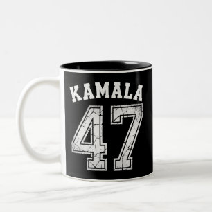 Kamala Harris 47 Für Präsident Für Das Volk Zweifarbige Tasse