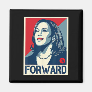 Kamala Harris 47. Präsident Amerika 2024 Wahl Magnet
