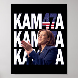 Kamala Harris 47. Präsident der USA Poster