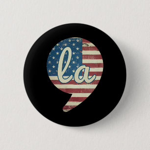 Kamala Harris 47 Präsident La Usa Flag 2024 US-ame Button