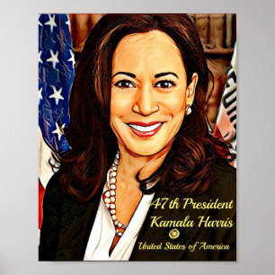 Kamala-Harris-47.-Präsident-USA_ Poster