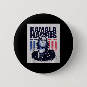 Kamala Harris 47 The President US America 2024 Ele Button