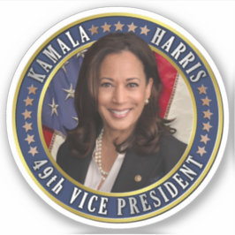 Kamala Harris 49. Vizepräsident Aufkleber