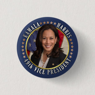Kamala Harris 49. Vizepräsident Button