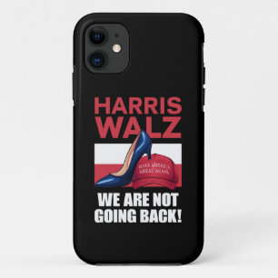 Kamala Harris Absätze treten auf roten MAGA-Hut Case-Mate iPhone Hülle