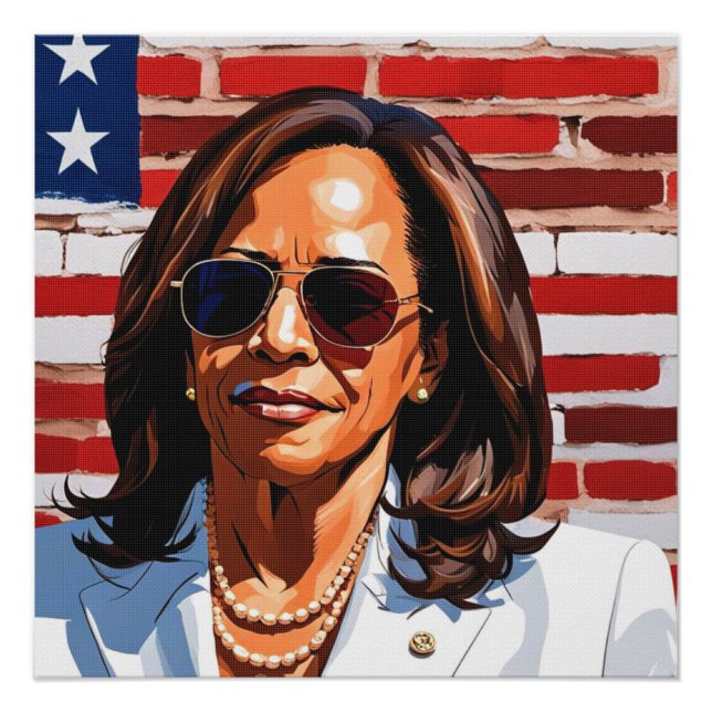 KAMALA HARRIS ALT POSTER (Vorderseite)