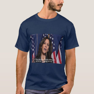Kamala Harris & American Dream Zitat Herren T-Shir T-Shirt