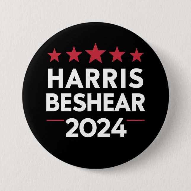 Kamala Harris Andy Beshear 2024 Harris Beshear 202 Button (Vorderseite)