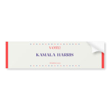 Kamala Harris Autoaufkleber