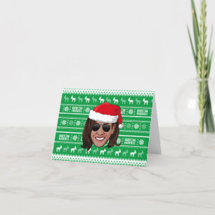 Kamala Harris Aviators Holiday Dankeskarte