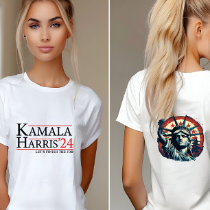 Kamala Harris : Beenden wir den Job Tri-Blend Shirt