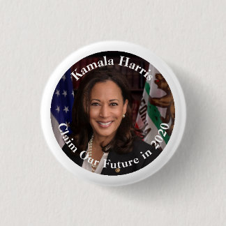 Kamala Harris - behaupten Sie unsere Zukunft im Button