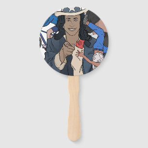 Kamala Harris Bootleg Rap Style Election Fächer