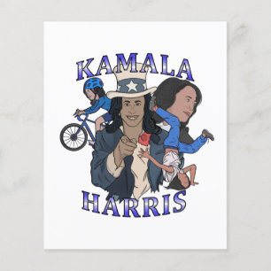 Kamala Harris Bootleg Rap Style Election Flyer