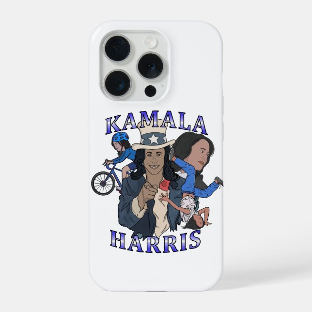 Kamala Harris Bootleg Rap Style Election iPhone Hülle (Rückseite)