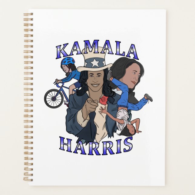 Kamala Harris Bootleg Rap Style Election Planer (Vorderseite)