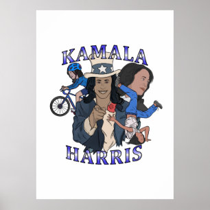 Kamala Harris Bootleg Rap Style Election Poster