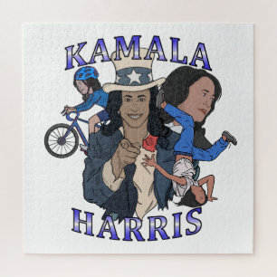Kamala Harris Bootleg Rap Style Election Puzzle