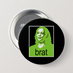 Kamala Harris Brat Button