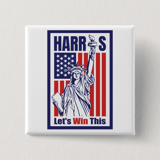 Kamala Harris Button (Vorderseite)