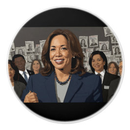 Kamala Harris Cartoon Keramikknauf