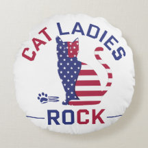 KAMALA HARRIS CAT LADIES ROCK! Kissen