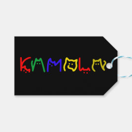 Kamala Harris - Cat Lettering Geschenkanhänger