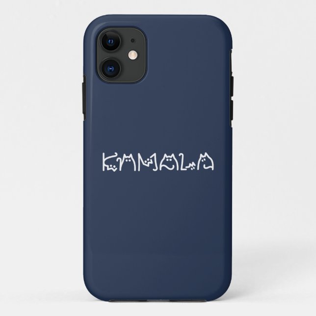 Kamala Harris Cat Lettering Positive Original Case-Mate iPhone Hülle (Rückseite)