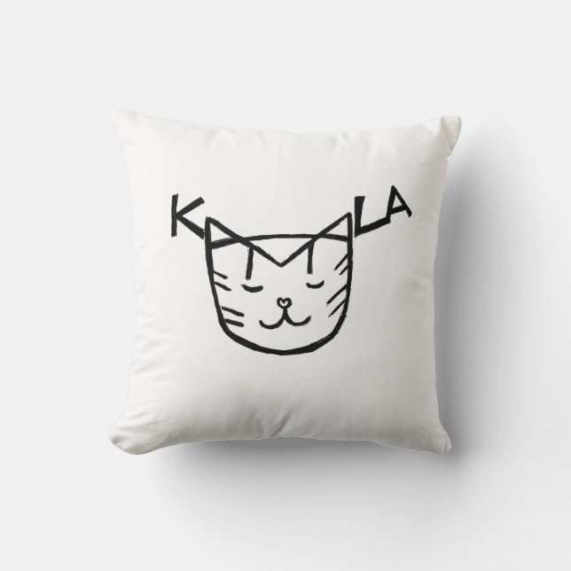 Kamala Harris Cat Pillow Kissen (Vorderseite)