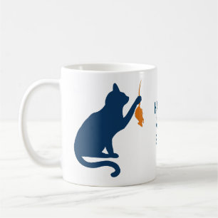 Kamala Harris Cat w Orange Rat Kaffeetasse