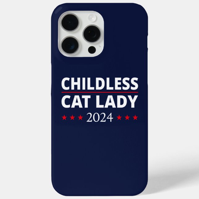 Kamala Harris - Childless Cat Lady 2024 III Case-Mate iPhone Hülle (Rückseite)