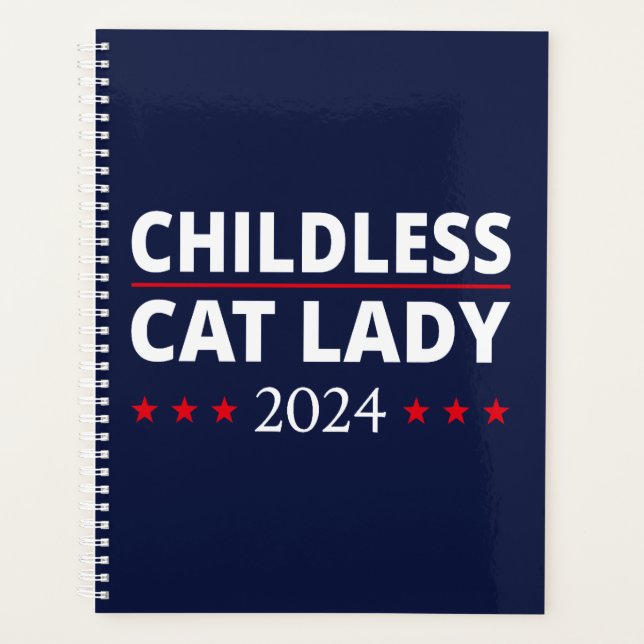 Kamala Harris - Childless Cat Lady 2024 III Planer (Vorderseite)