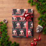Kamala Harris Christmas Ugly Sweater Geschenk Blac Geschenkpapier<br><div class="desc">Kamala Harris Weihnachten Ugly Sweater Geschenk Black Wrapping Paper</div>