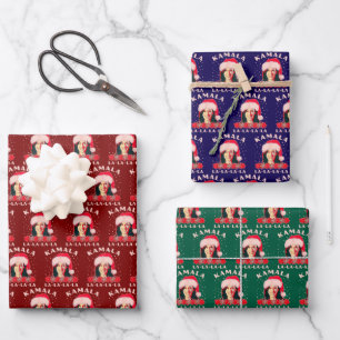 Kamala Harris Christmas Ugly Sweater Gift Geschenkpapier Set