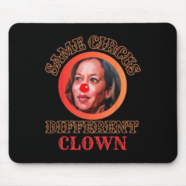 Kamala Harris Clown Kamala Harris Wheimer 2024 Pre Mousepad (Vorne)